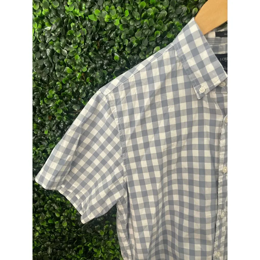 J.Crew Men’s Casual Button Up Shirt, Plaid, Size Small Slim